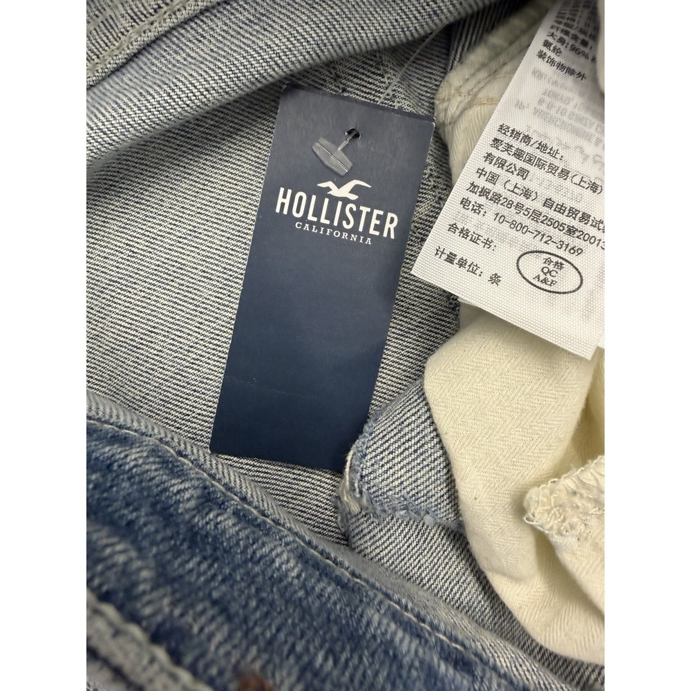 Hollister Women's Ultra High Rise Vintage Straight Crop Jeans Sz 9R‎ 29x26 NWT - Picture 5 of 10